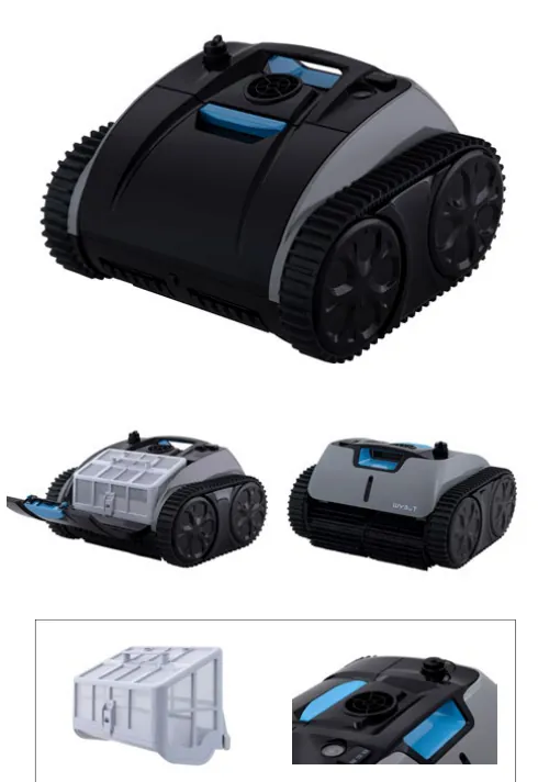 Robô limpa-fundos E TRON I