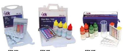Kit FTK-101 DPD para cloro livre e total