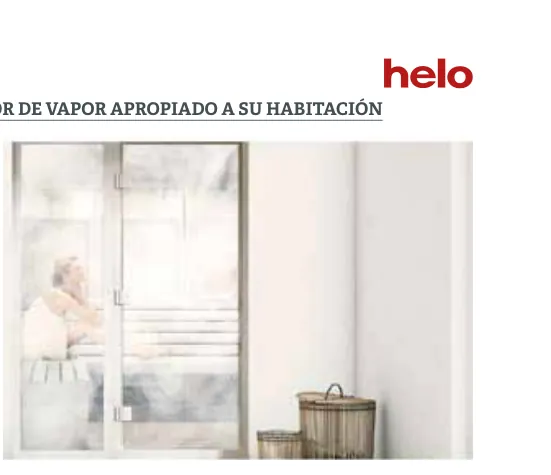 Gerador de vapor HELO Steam