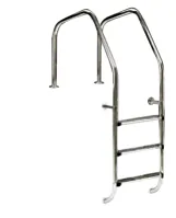 Escada de inox Modelo 1000 Caleira Luxe