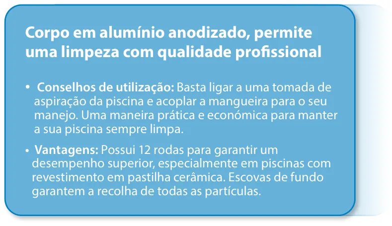 Limpa fundos profissional em alumínio FX PRO