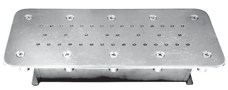 Placa de hidromassagem a ar retangular Mar Piscine