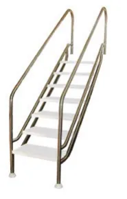 Escada Land 500 inox A316L