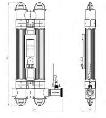 Esterilizador UV ELE-450 128 W