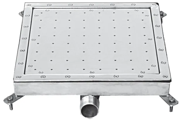 Placa de hidromassagem a ar millebolle quadrada para liner
