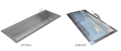 Piscina Wellness com transbordo