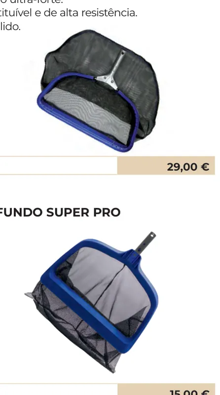 Material de limpeza da gama Superpro