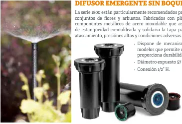 Difusor escamoteável série 1800