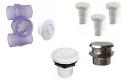 Bancada SPA para piscina com kit de hidromassagem