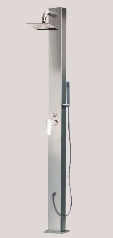 Duche com flexo em aço inoxidável AISI 316L (qualidade marítima)