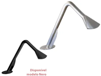 Canhão de água FIJI inox A316L boquilha plana