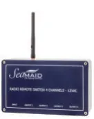 Kit antena rádio para módulo 1 ou 4 canais com cabo coaxial de 3 m