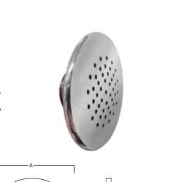 Minijet para ar ou água, em aço inox AISI 316L, betão