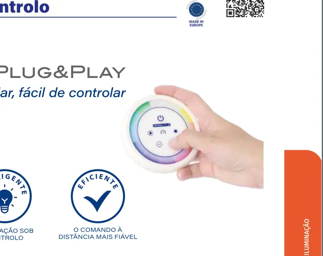 Controlo remoto LumiPlus Connect/PLUG&PLAY