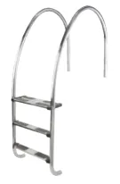 Escada de inox Modelo Caleira Luxe
