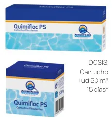 Floculante Quimifloc PS em cartuchos