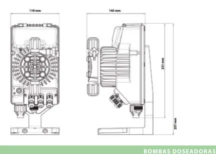Bomba doseadora - Tekna EVO AKL 800 - 7 a 18 L/h
