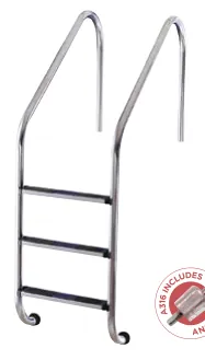 Escada overflow inox A316L