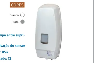 Dispensador de sabão eletrónico