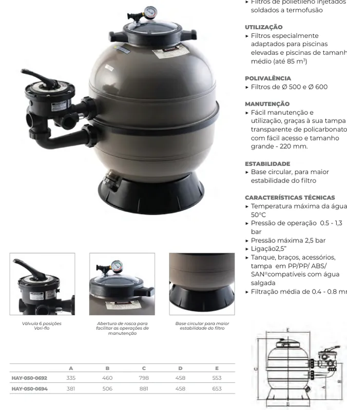 Filtro Hi Side Advance