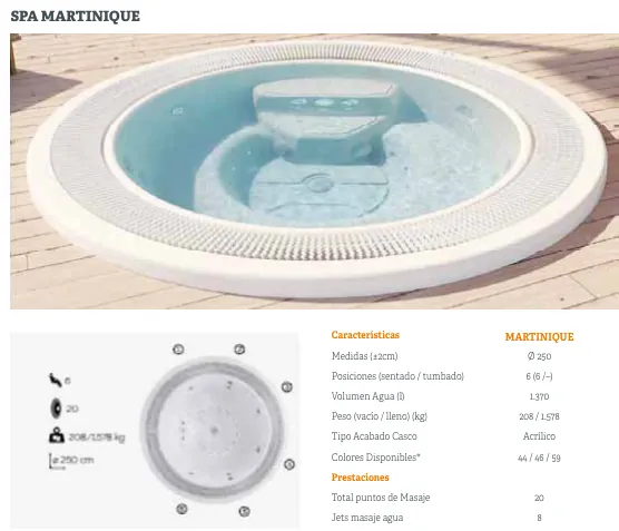 Spa MARTINIQUE branco