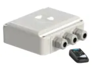 Controlo remoto com interruptores on/off