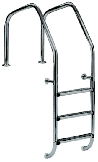 Escada inox Mar Piscine para borda de transbordo