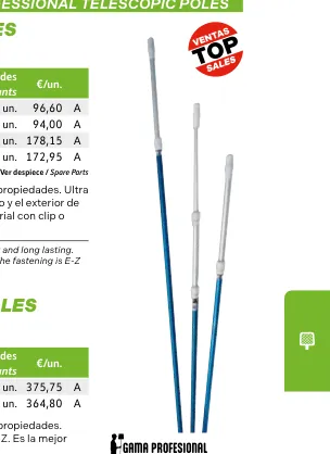 Pértiga de limpeza 806