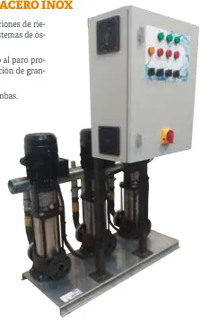 Grupo de pressão XVF duplo em aço inox