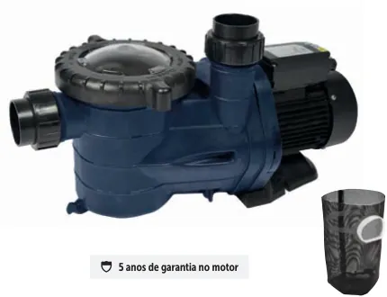 Bomba de filtração PPG 11M 0,75 CV monofásica