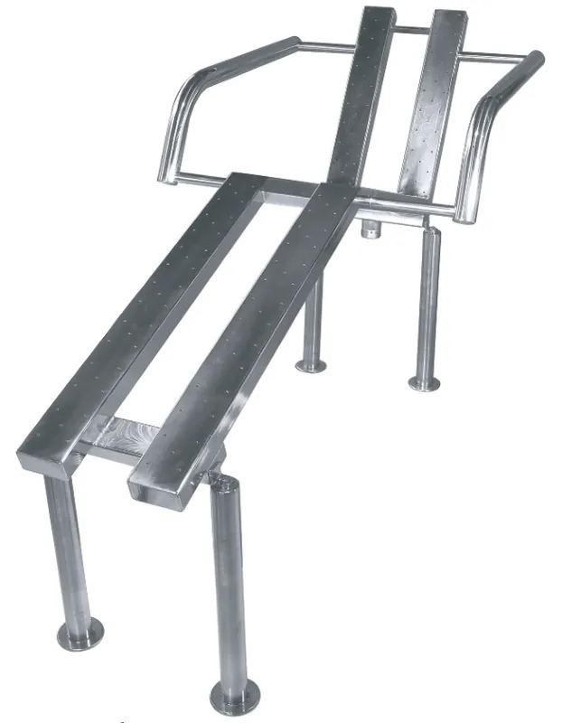 Cama de hidromassagem a ar com corrimão 270 mm para betão