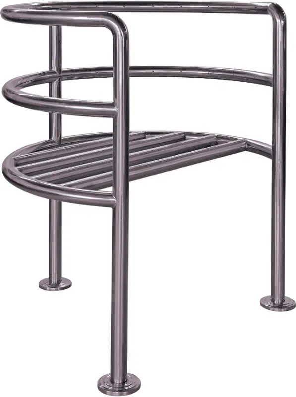 Poltrona de hidromassagem com assento em inox para betão