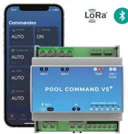 Relógio Pool Command VS (bomba velocidade variável)