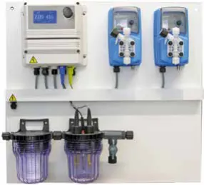 Painel de controlo de pH e redox