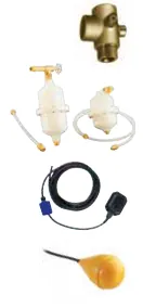 Interruptor de nível para águas residuais F-10 com 6 m de cabo PVC