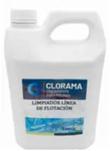 Limpador desengordurante Clorama para linha de flutuação
