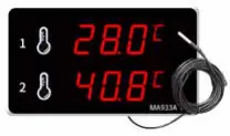 Termómetro calibrado com sonda FTK MA933A para piscinas e spas