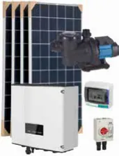 Kit fotovoltaico com bomba de piscina isolado