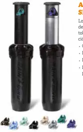 Aspersor de turbina Minipro para águas recicladas