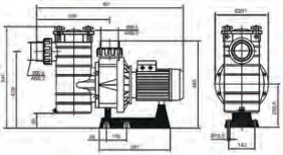 Bomba de filtração Hayward HCP3800