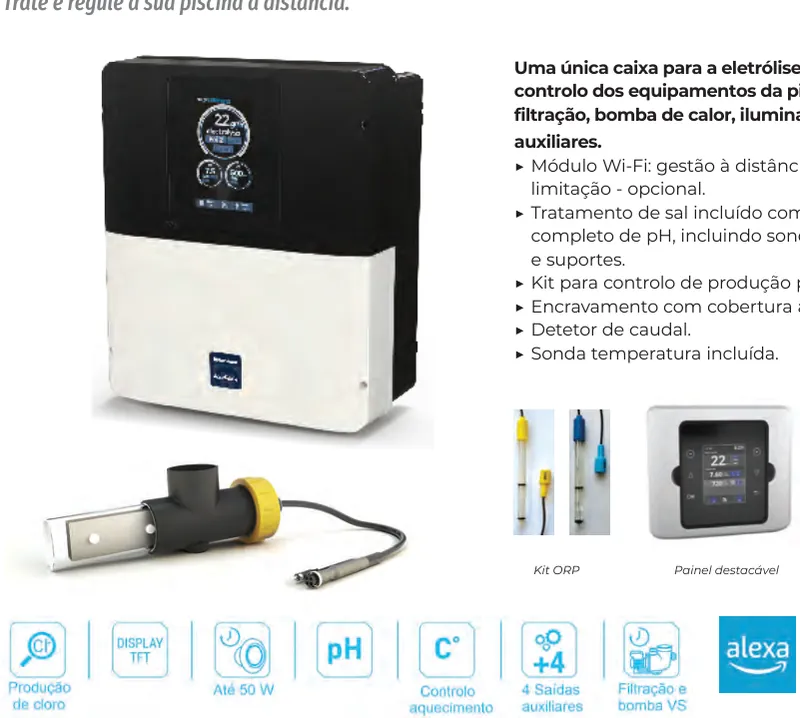 Eletrolisador de sal Hayward AQR-PLUS-SV22STNG 22 g/h