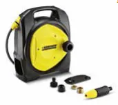 Enrolador automático de mangueira com kit de ligação à torneira