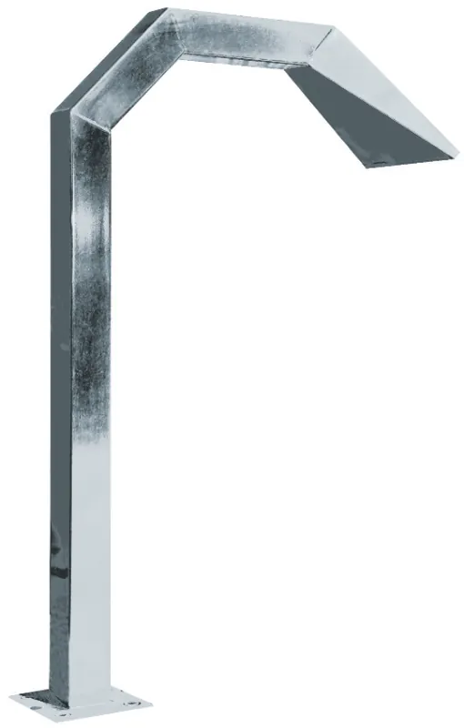 Fonte em leque inox Mar Piscine com contraflange