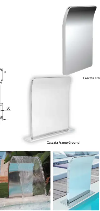 Cascata Frame inox A316L