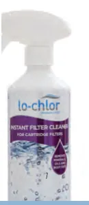 Limpador instantâneo de filtros Lo-Chlor