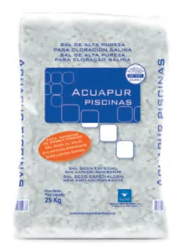 Sal granulado especial piscina