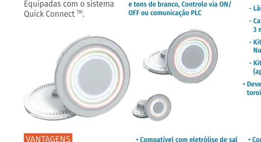 Lâmpada LED plana Vision Allegro DVA