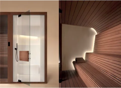 Sauna + banho de vapor Mirage