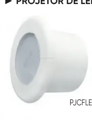 Projetor Liner LED branco nicho curto