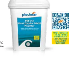 Pastilhas de tricloro Piscimar PM-512 Maxi Trichlor Tab 20